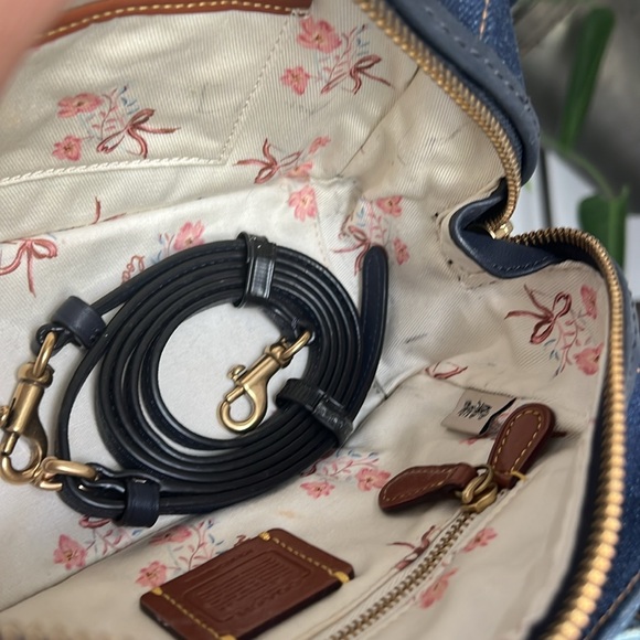 Coach Dreamer 21 Denim Mini Satchel/Crossbody Purse B2547 - Picture 17 of 17